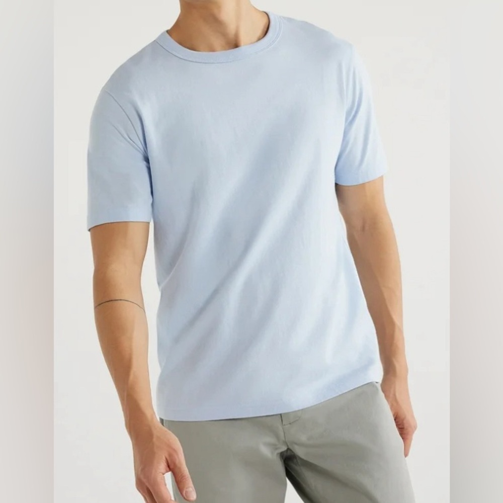 Free Assembly Men’s Everyday Cotton Tee with Short Sleeves